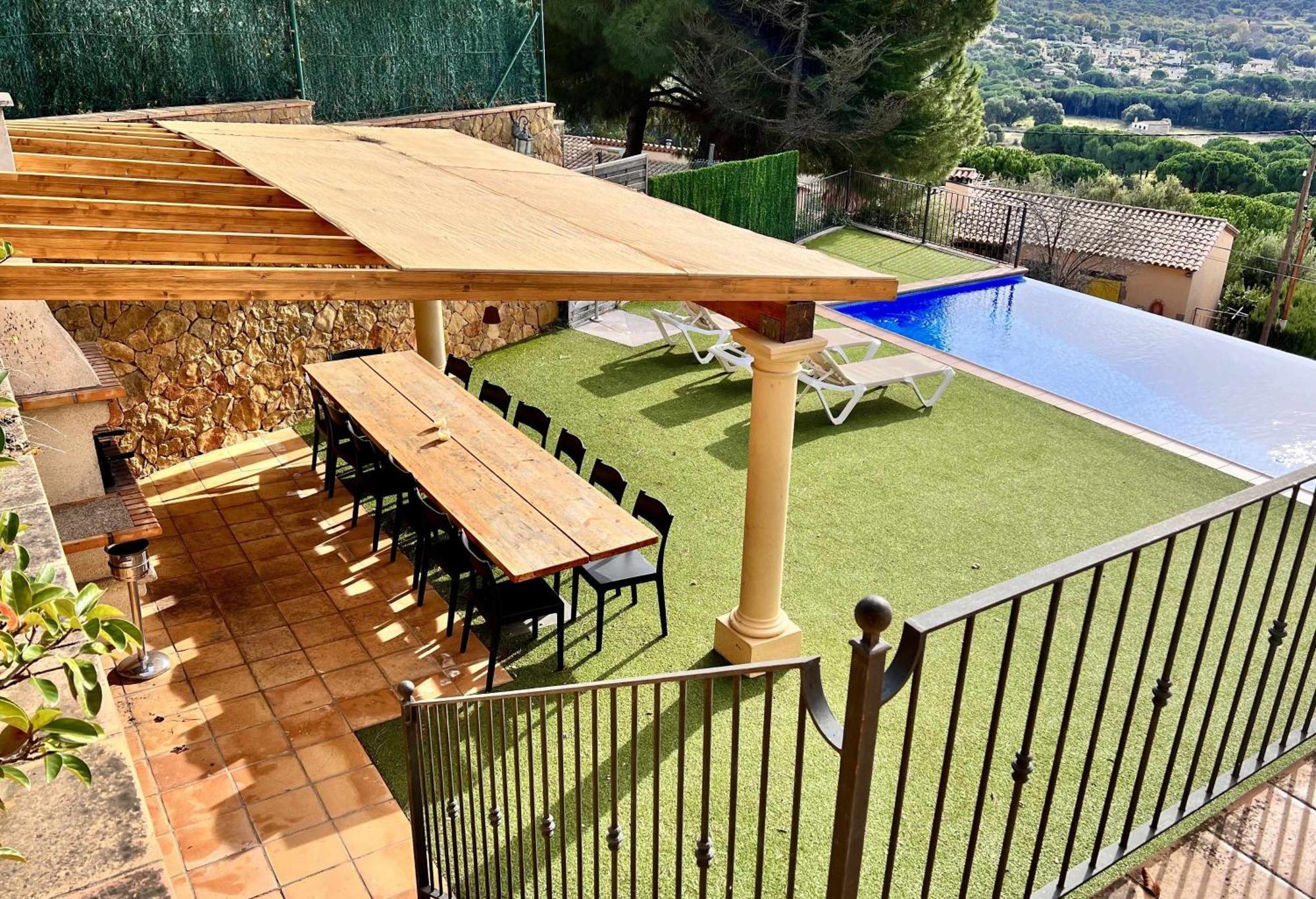 Casa Mas Ambros Con Piscina Desbordante Villa Calonge  Exterior photo